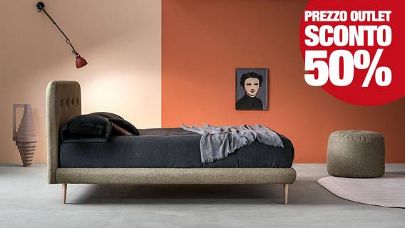 LETTO IMBOTTITO DESIGN 160x200 <br> SCONTO 50% <br><b>ADESSO CHF 780.-</B>