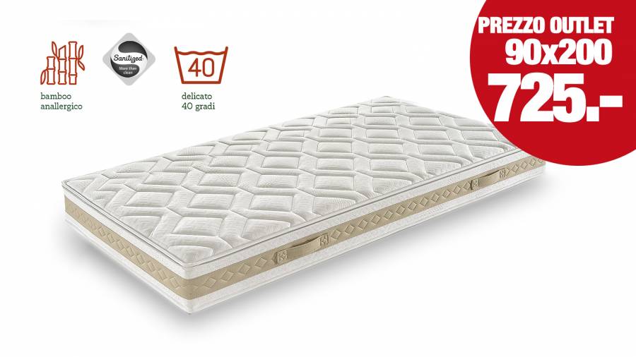 MATERASSI MEMOFRESH 90x200 <br> PREZZO OUTLET