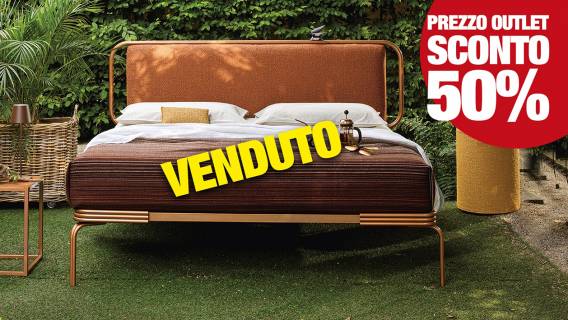 VENDUTO<br>LETTO DESIGN 160x200 <br> SCONTO 50% <br><b>ADESSO CHF 1'100.-</B>