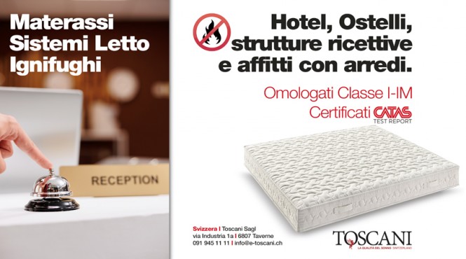 Materassi Classe 1 IM per Hotel e Strutture sanitarie: sicurezza e comfort certificati CATAS.