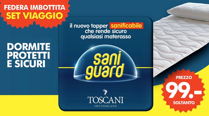 Vacanze sicure, con il Kit SANI-GUARD - Toscani Sagl Taverne